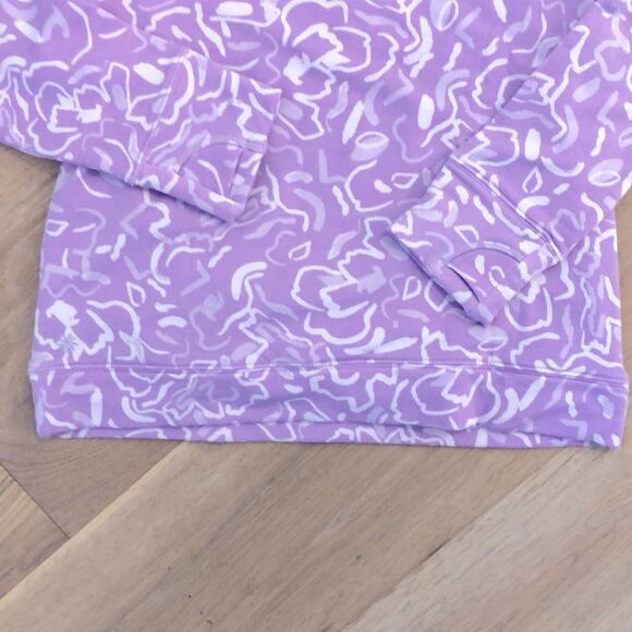 Athleta Girl Purple Crewneck Sweatshirt with Pockets and Thumb Holes (XL/14) - Picture 5 of 5